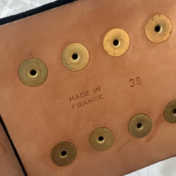 Balmain Velvet Leather Waist Belt – 100% Authentic - Picture 8 of 13